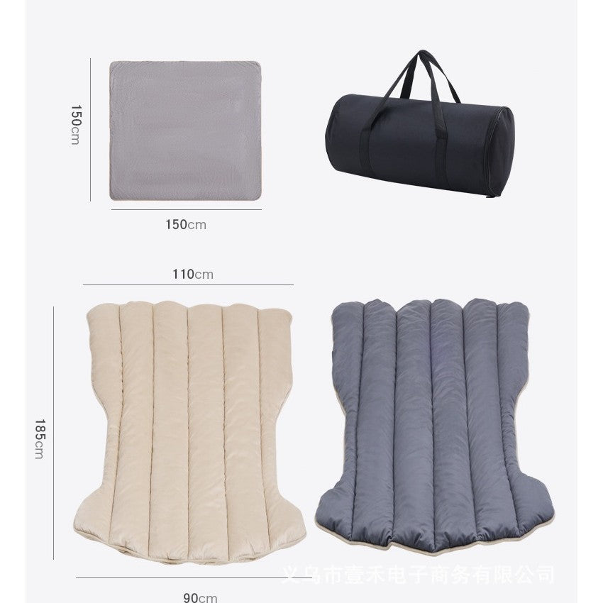 Saltea Speciala de Calatorie, Vivimall, Tesla Model Y / 3, pentru Camping, Portbagaj, Spate, pentru Dormit in Aer Liber, Geanta si Perna Incluse, Gri - vivimall.ro