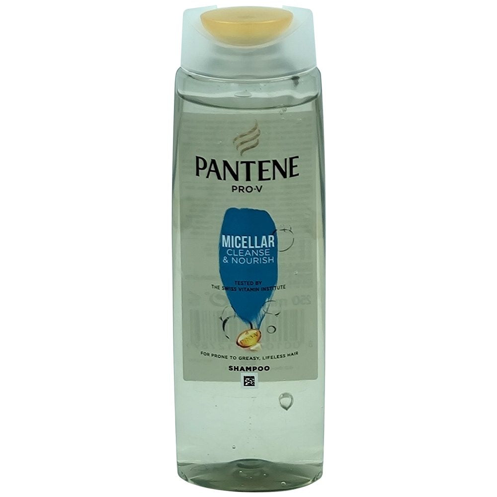 Pantene Micellar Cleanse & Nourish sampon, 250 ml