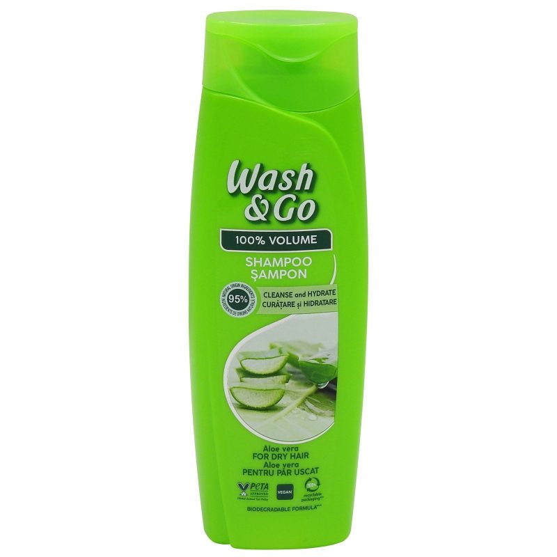 Sampon, Wash and Go, 180 ml Aloe