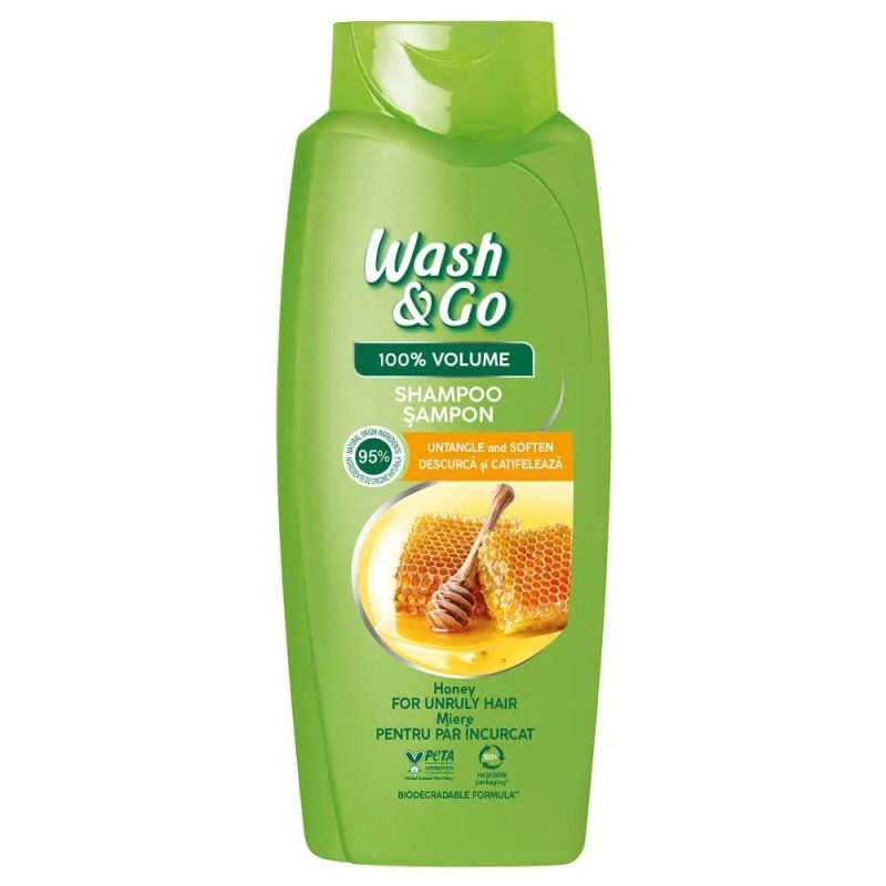 Wash and Go sampon, 675 ml, Méz