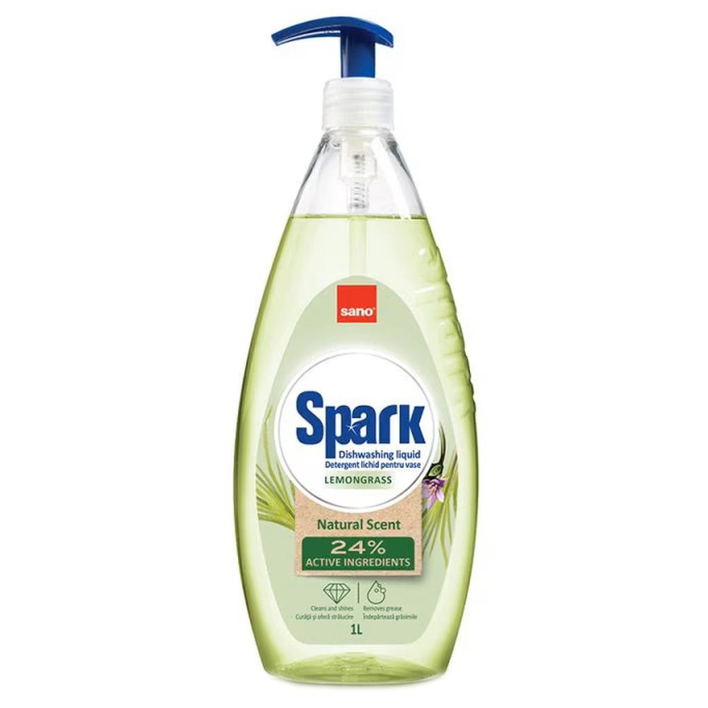 Sano Mosogatószer 1 L Spark Citromfű
