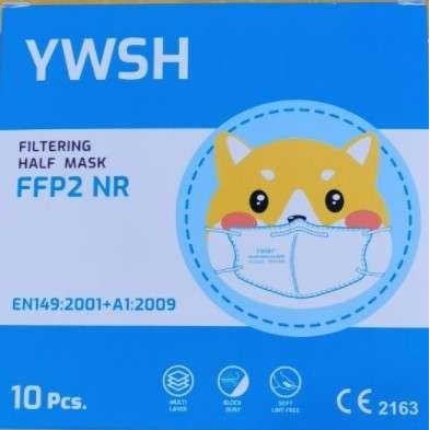 Semi masca filtrare particule FFP2, CE 2163, copii - vivimall.ro