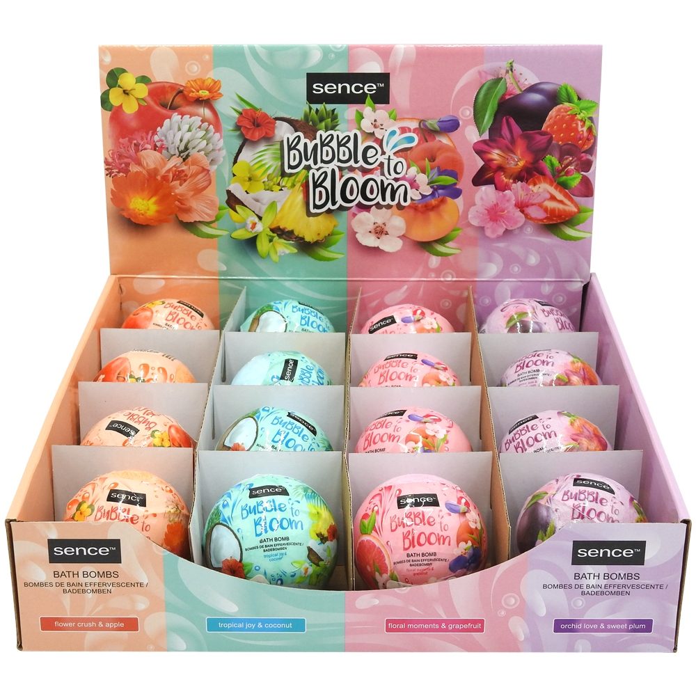 Sence Bubble Bloom Fürdőbomba 120 g Vegyes Választék