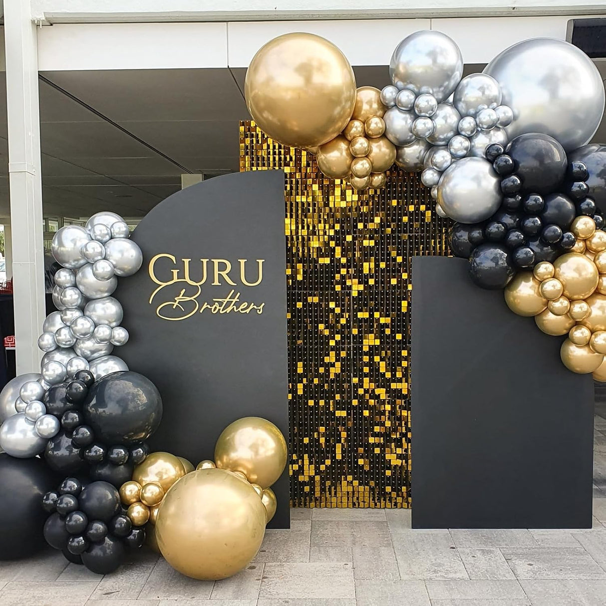 Set 10 Baloane din Latex Chrome, Vivimall, Model Party, 13 cm, Silver, 1 g - vivimall.ro