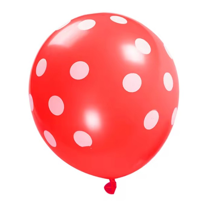 Set 10 Baloane din Latex, Vivimall, Model Party Buline, 2x Albastru, 2x Verde, 2x Mov, 2x Roz, 2x Rosu, 23 cm, 1.4g - vivimall.ro