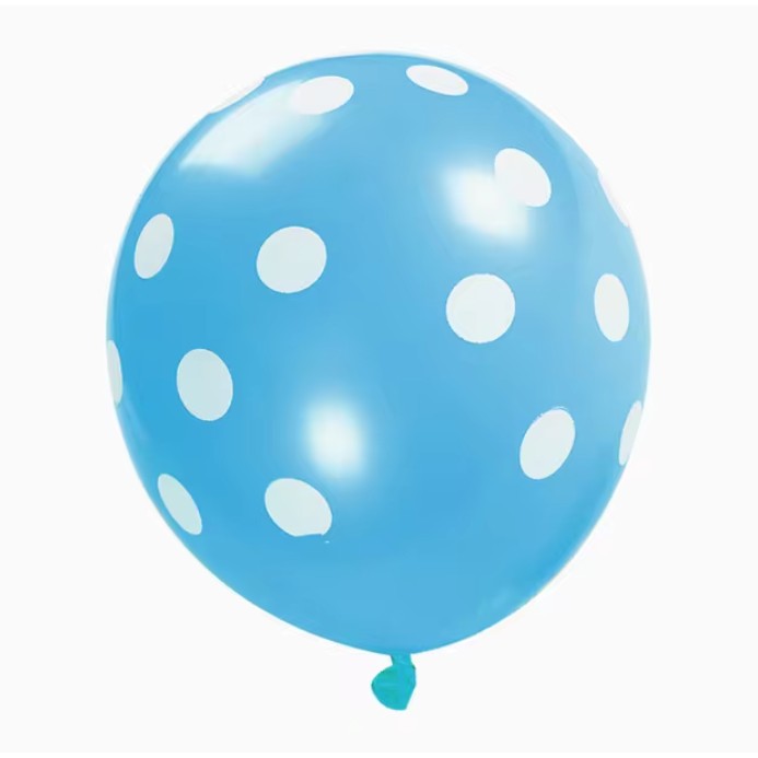 Set 10 Baloane din Latex, Vivimall, Model Party Buline, 2x Albastru, 2x Verde, 2x Mov, 2x Roz, 2x Rosu, 23 cm, 1.4g - vivimall.ro