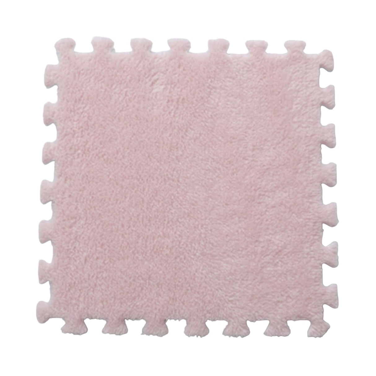 Set 10 Piese Covor tip Puzzle, Vivimall, Spuma EVA, Pufos, 30 x 30 x 1 cm, Roz Pudrat - vivimall.ro