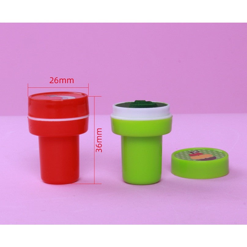 Set 10 Stampile, Vivimall, pentru Copii 4-6 Ani, Model Printese din Desene, 20 x 5 x 2 cm, Multicolor - vivimall.ro