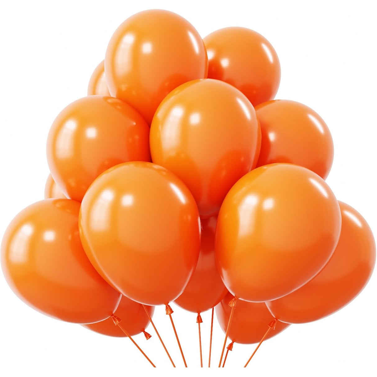 Set 12 Baloane, Flippy, din Latex Standard, 30 cm, Portocaliu - vivimall.ro