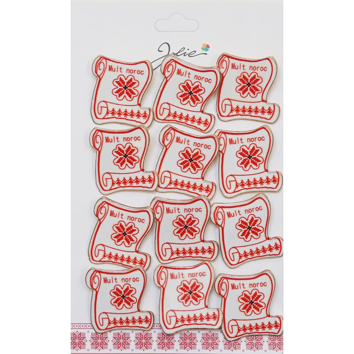 Set 12 Brose Martisor Primavara Papirus Mult Noroc - vivimall.ro