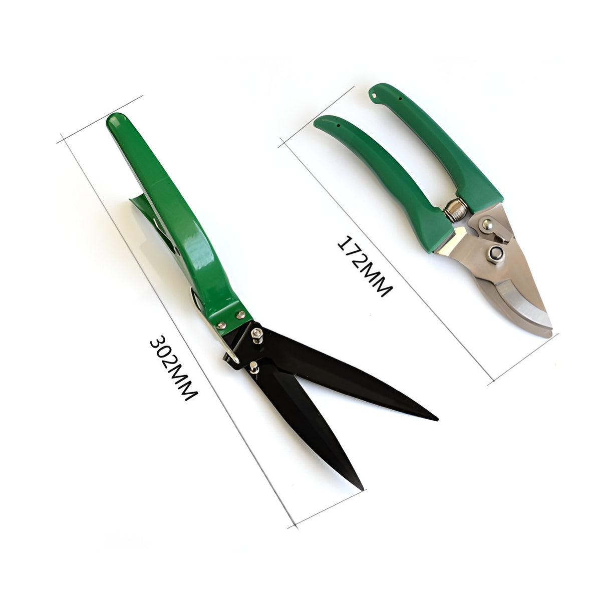 Set 12 Unelte de Gradina, Vivimall, pentru Plantare Prelucrare Sol si Ingrijire Plante, Material PVC si Cardboard, Cutie Inclusa, 37x28 cm, Verde - vivimall.ro