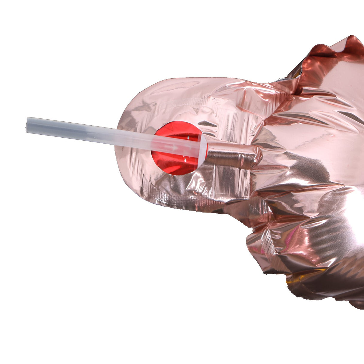 Pai pentru Baloane din Folie, Vivimall, Pai din Plastic pentru Umflarea Baloanelor din Folie, Lungime 8 cm, Transparent - vivimall.ro