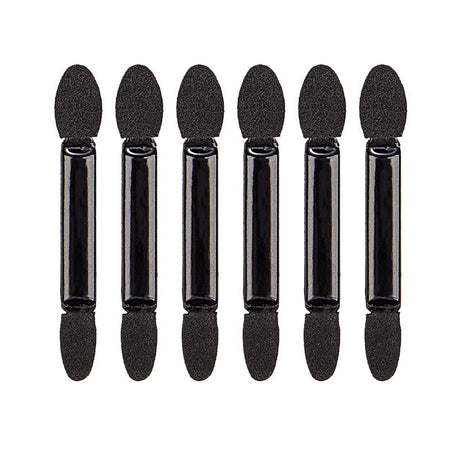 Set 20 De Aplicatoare Machiaj, 2 Capete, 6.2 Cm, Din Poliuretan Si Burete, Negru - vivimall.ro