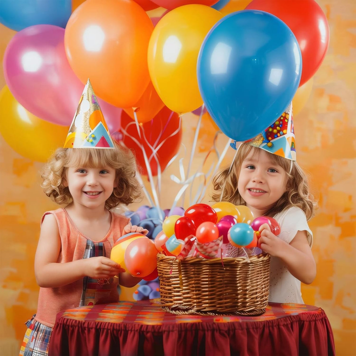 Set 25 Baloane din Latex, Vivimall, Model Party, 13 cm, Multicolore, 1 g - vivimall.ro