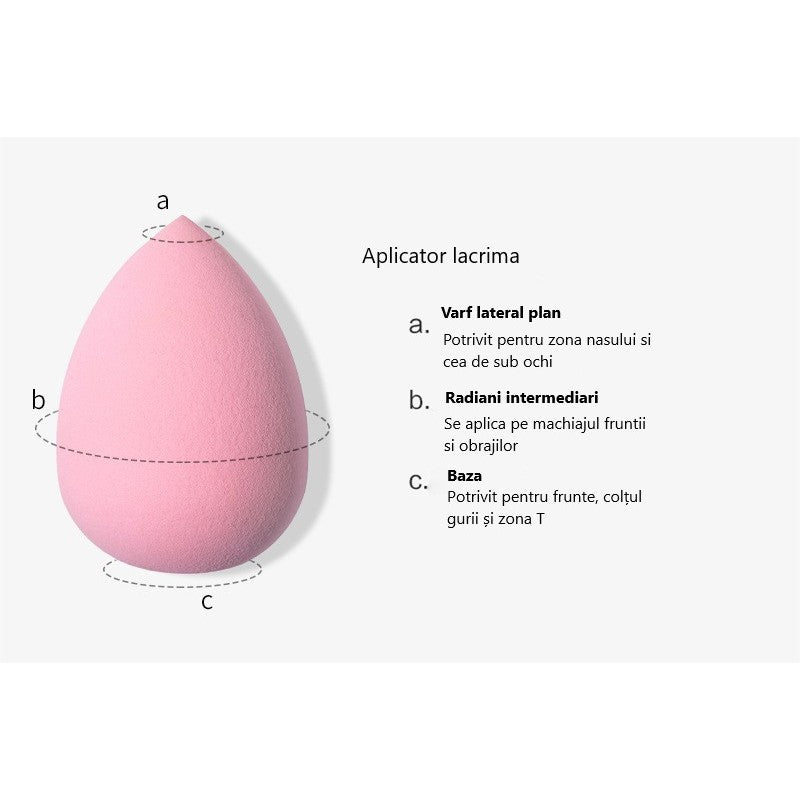 Set Buretei Machiaj, Premium, Roz, 3 Bucati - vivimall.ro
