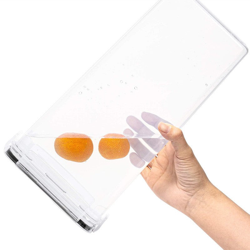 Set 4 Recipiente din Plastic, Vivimall, pentru Alimente/Obiecte, Inchidere Ermetica, 4 x 2.8l, Transparent - vivimall.ro