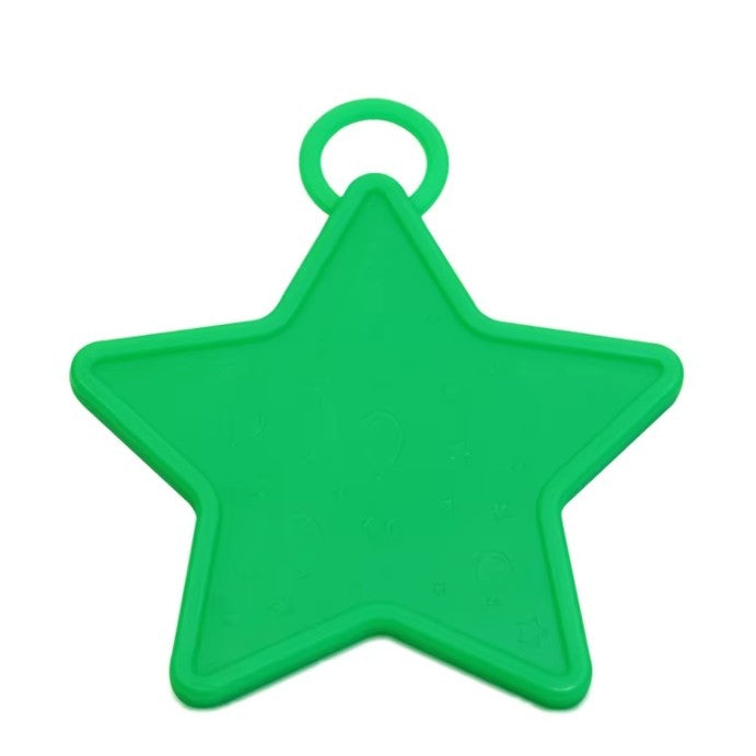 Set 4 Greutati pentru Baloanele cu Heliu, Vivimall, 32 grame, 8 grame Fiecare, Plastic, Forma Stelute, Multicolor - vivimall.ro