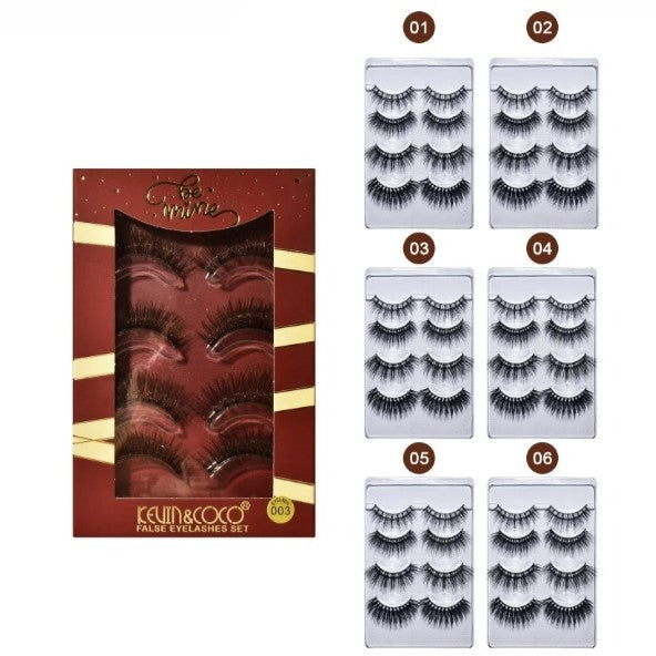 Set 4 Perechi de Gene False, KEVIN & COCO, Marimea 4 - vivimall.ro