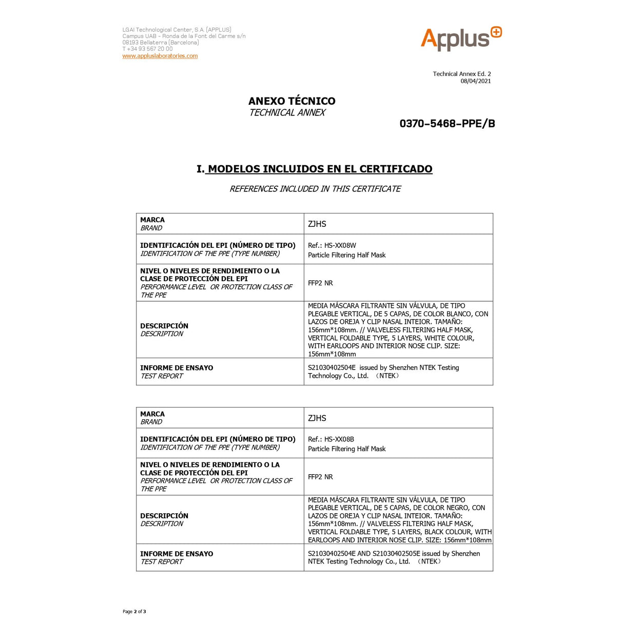 Set 48 bucati Masca de protectie faciala, Flippy, de unica folosinta pentru adulti, FFP2, KN95 CE 0370, 5 straturi, nesterila, ambalaj individual, Alb - vivimall.ro