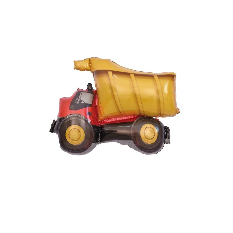 Set 5 Baloane Folie Metalizata, Vivimall, Figurine Masini, 30 cm, Ambalaj Individual, Pai inclus, Umflare cu Aer sau Heliu, Multicolor - vivimall.ro