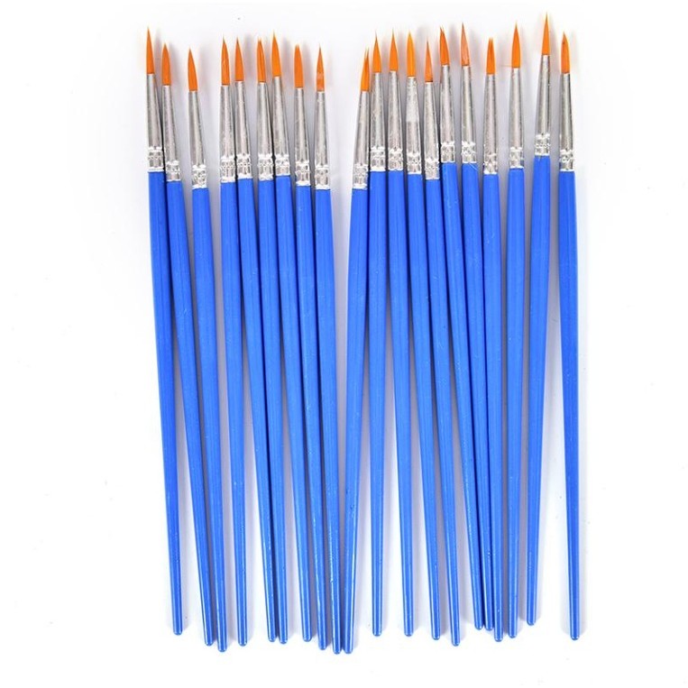 Set pensule pictură profesionale pentru body painting și proiecte DIY creative
