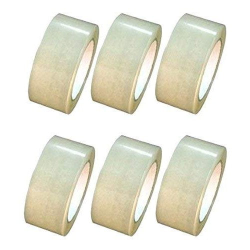 Set 6 buc Banda adeziva tip scotch Vivimall Transparenta latime 48 mm x 60 m lungime - vivimall.ro