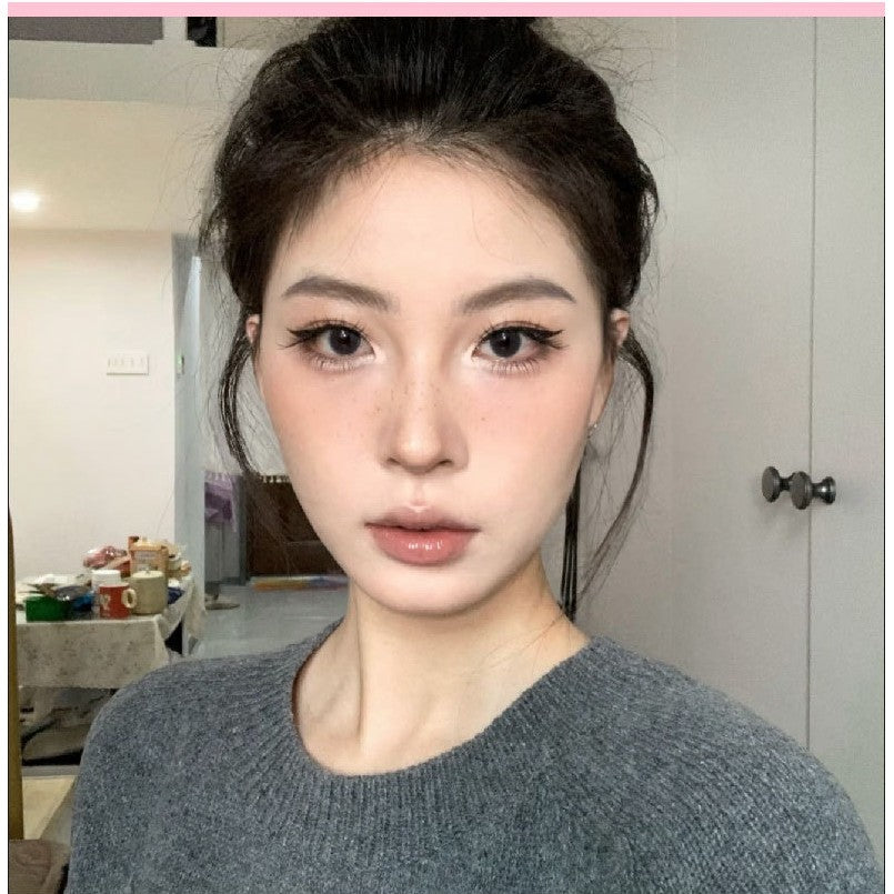 Kit de Aplicare Tus, Vivimall, pentru Incepatori, Accesoriu Machiaj, 4 Produse, Tus Impermeabil, Negru, Cutie Roz - vivimall.ro