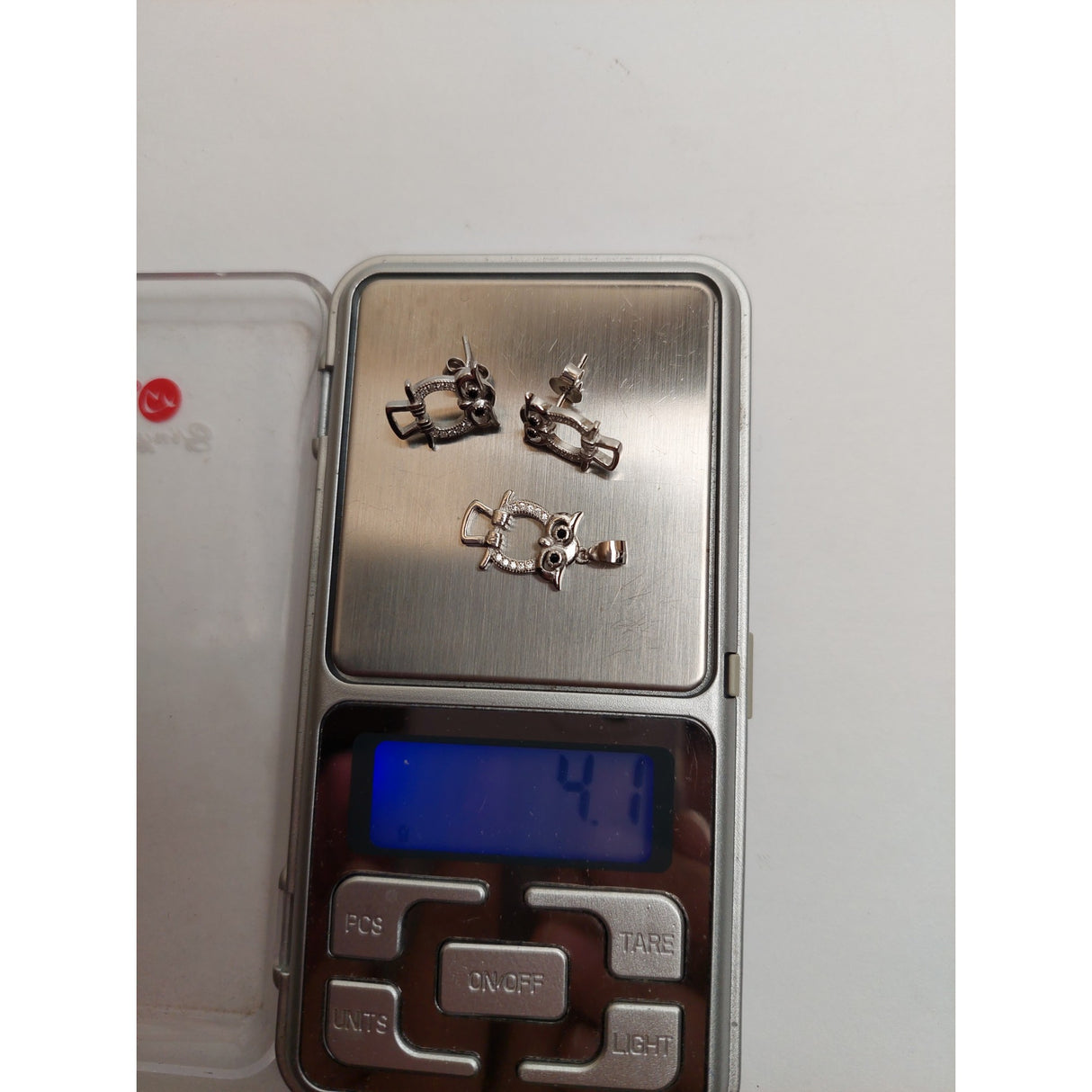 Set Argint 925 Bufnita Contur, Jolie Silver, 4.1g, 2 cm x 1.1 cm - vivimall.ro