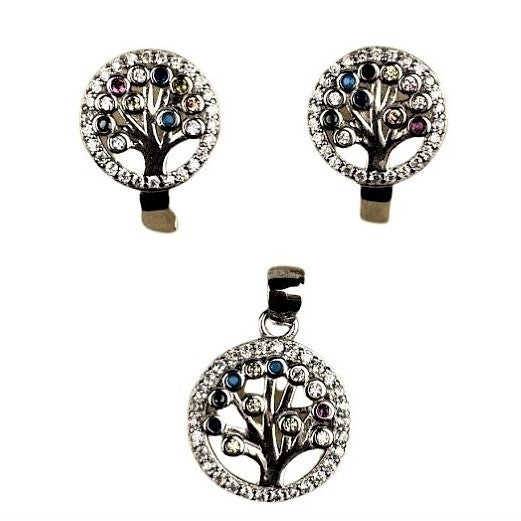 Set Argint 925 Copac in Cerc - vivimall.ro