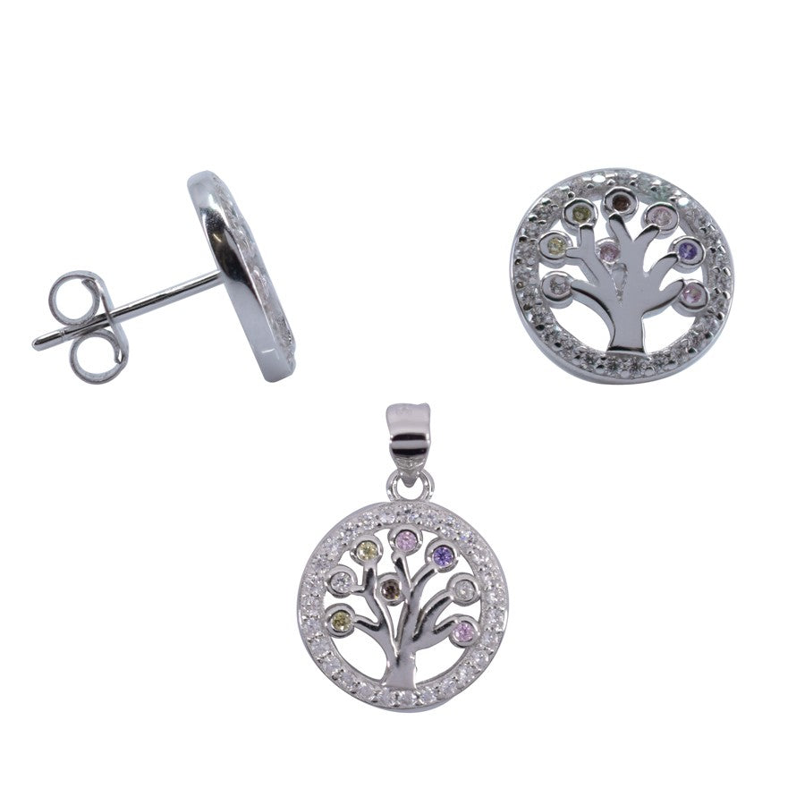 Set Argint 925 Copac in Cerc - vivimall.ro