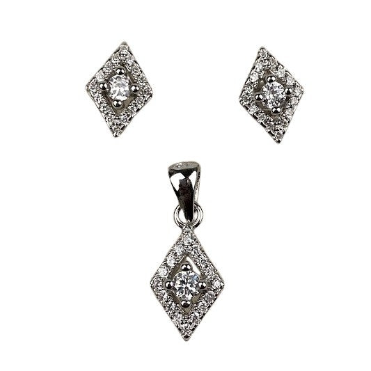 Set Argint 925 Romb - vivimall.ro