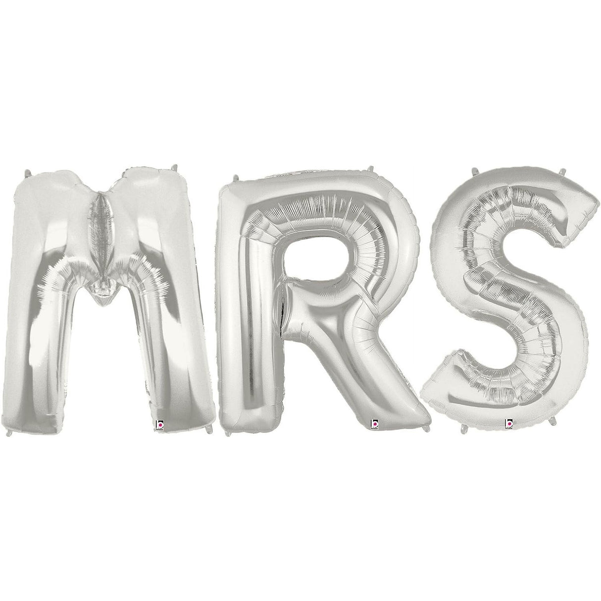Set Baloane din Folie Metalizata, Vivimall, Figurine Litere, Model MR&MRS, Tema Nunta, 40 cm, Baloane Party, Ambalaj Individual, Pai inclus, Umflare cu Aer sau Heliu, Argintiu - vivimall.ro
