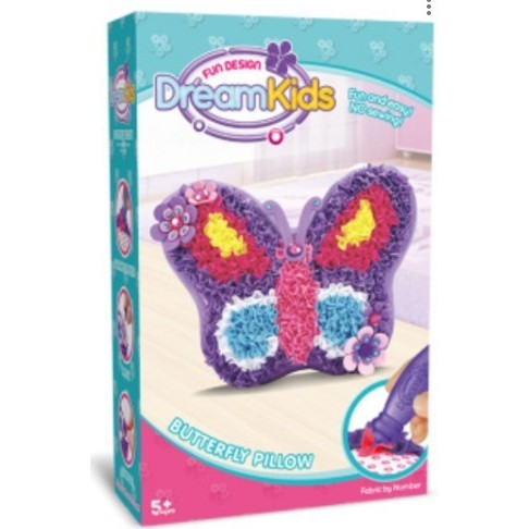 Set creatie perna pentru copii, Dream Kids, Fluture - vivimall.ro
