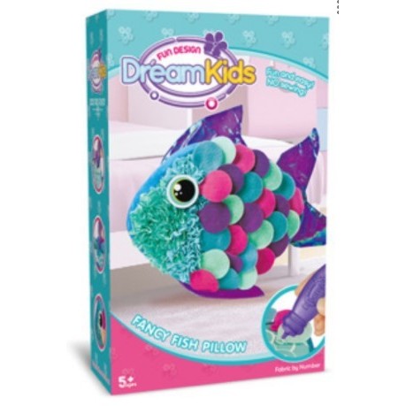 Set creatie perna pentru copii, Dream Kids, Peste - vivimall.ro