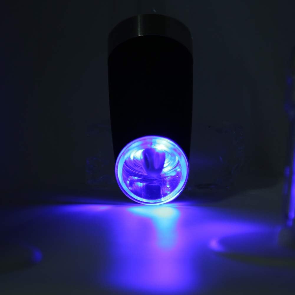 Set de 2 Rasnite electrice de Sare si Piper, Vivimall, cu Camere Depozitare Transparente, Macinare, Functionare pe Baterii, cu Lumina, ABS, 20x6.5 cm, Negru/Transparent - vivimall.ro