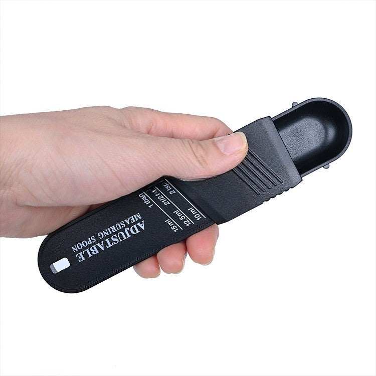 Set doua linguri masurare ajustabile Vivimall, material ABS, 16x3.5x1.6 cm, negru - vivimall.ro