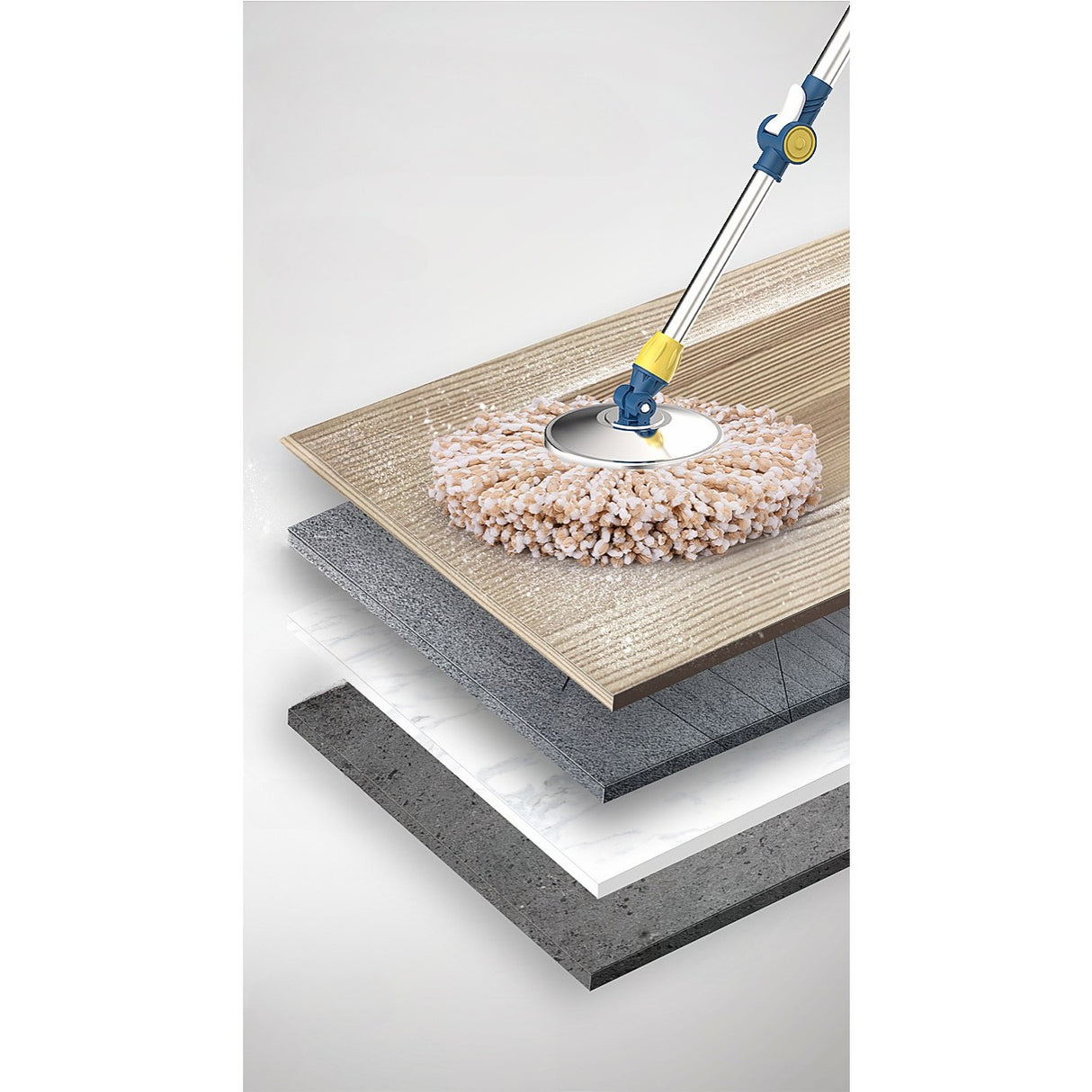 Set curatenie mop si galeata rotativ | SwiftClean - vivimall.ro