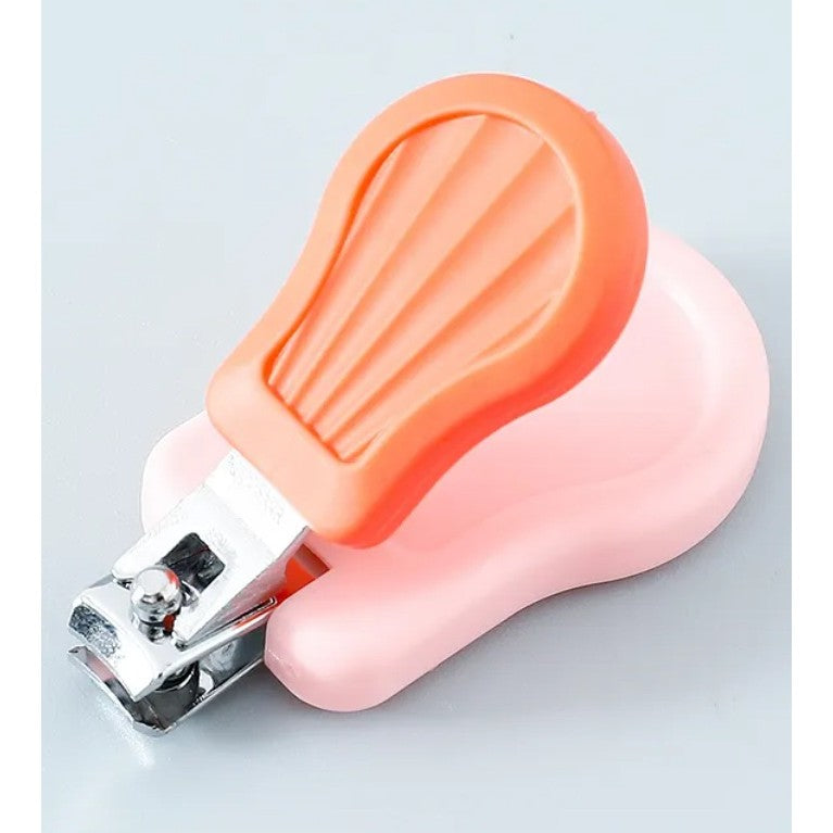 Set Ingrijire Unghii pentru Bebelusi, Vivimall, Cutie de Depozitare in Forma de Ursulet, 10 x 9.5 cm, Roz - vivimall.ro