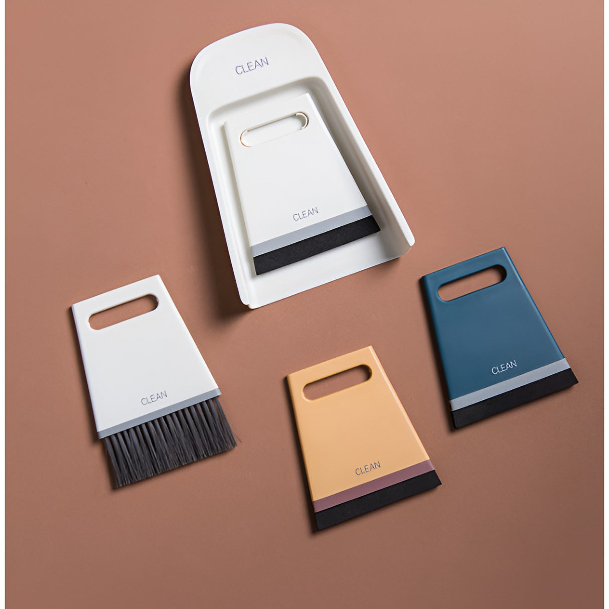 Set Mini Matura si Faras, Vivimall, Uz Casnic, Doua Perii, pentru Birou, Bucatarie, Casa, 19.5x13.8x3.6 cm, Gri - vivimall.ro