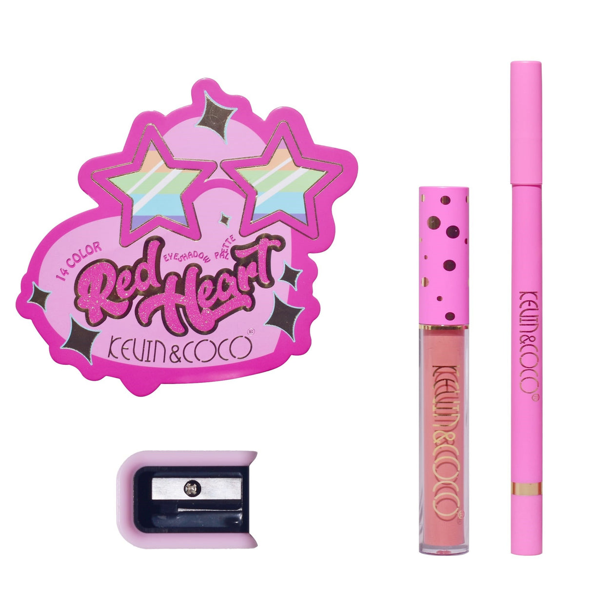 Set Machiaj Red Heart | LuxeBeauty - vivimall.ro