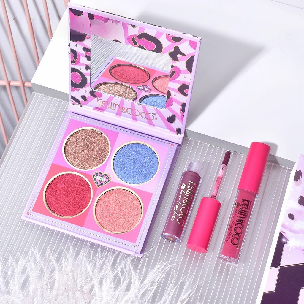 Set 4 Produse De Machiaj, Kevin &Amp; Coco, Vanilla Queen, 22 Culori, 19.7 X 21.2 X 2.5 Cm - vivimall.ro