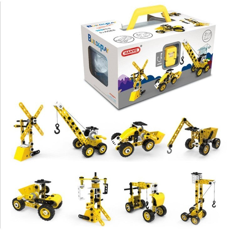 Set pentru construit masini, Vivimall, Educativ si creativ, 100 piese - vivimall.ro