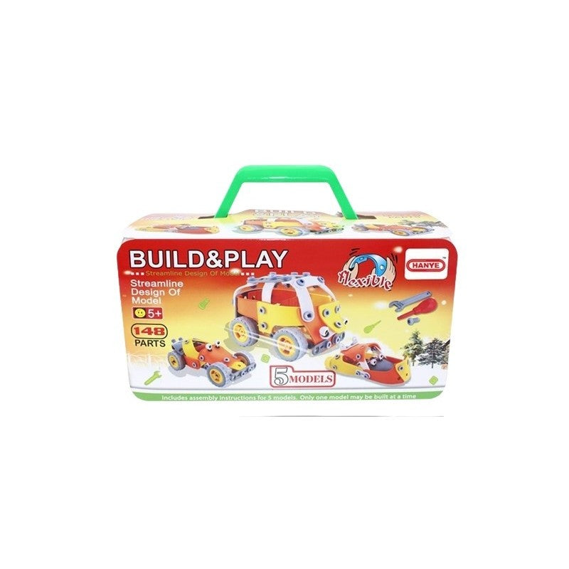 Set pentru construit masini, Vivimall, Educativ si creativ, 148 piese - vivimall.ro