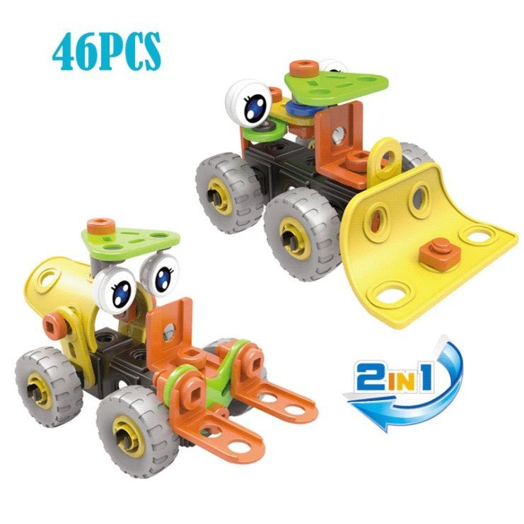 Set pentru construit masini, Vivimall, Educativ si creativ, 46 piese - vivimall.ro