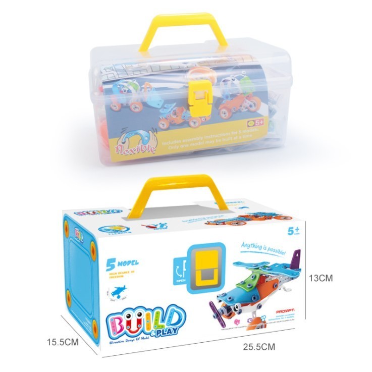 Set pentru construit masini, Vivimall, Educativ si creativ, DIY, 132 piese - vivimall.ro