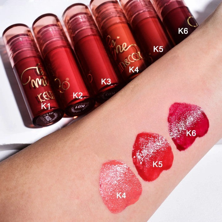 Set Rujuri de Buze Lucioase, KEVIN & COCO, Be Mine 3 Culori, Lip-Gloss, 11 x 7.3 x 2.7cm, Roz-Rosu, Varianta B - vivimall.ro