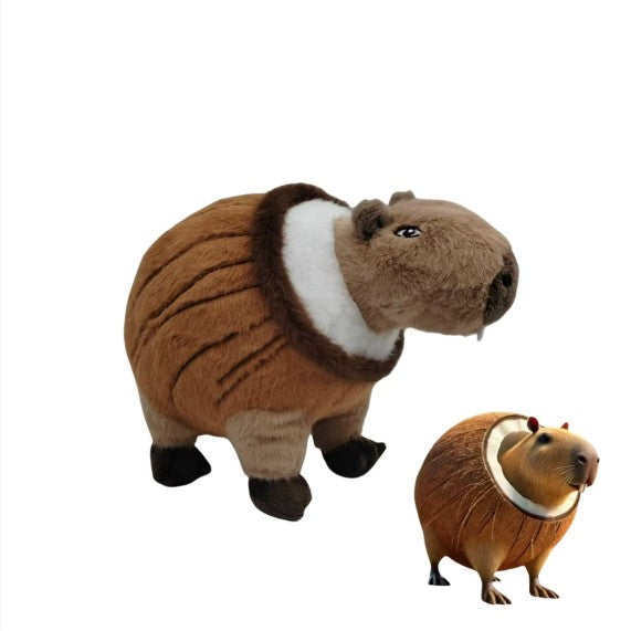 Jucarie Moale de Plus Italian Brainrot, Flippy, cu Agatatoare, Model Capybara, Jucarie Moale pentru Copii, 25 x 17 cm, Maro - vivimall.ro