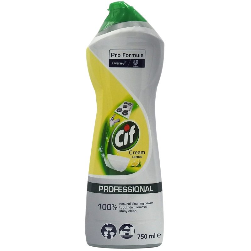 Cif Cream tisztítóoldat, 750 ml, univerzális, citrom