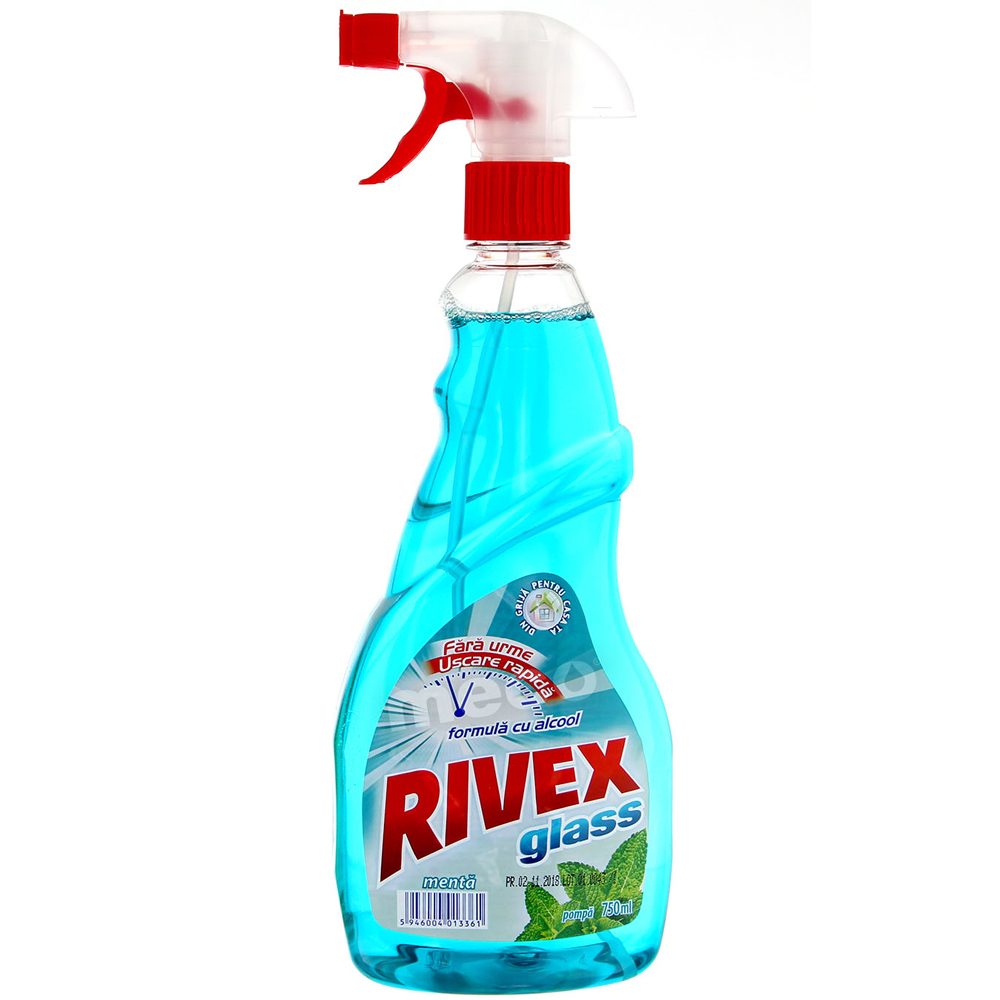 Rivex, Ablaktisztító, 750 ml, Menta