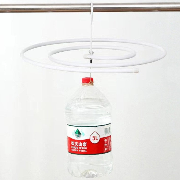 Uscator de Rufe Spiralat, Vivimall, din Otel Inoxidabil de 10 mm, Detasabil, 40 x 43 x 18 cm, Argintiu - vivimall.ro